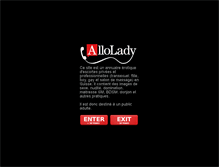 Tablet Screenshot of allolady.com